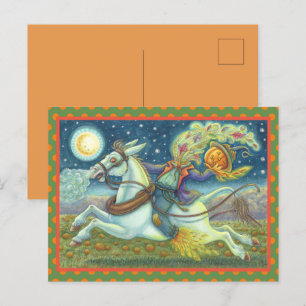 TARJETA POSTAL DE LA VACACIONES DE HORSEMAN SIN CA
