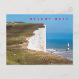 Tarjeta postal de la vista de Beachy Head
