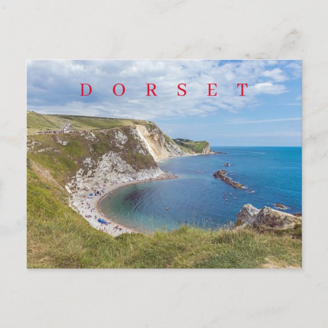 Tarjeta postal de la vista de la bahía de Man O'Wa (Anverso)