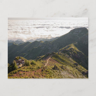Tarjeta postal de la vista de la montaña Pico Ruiv