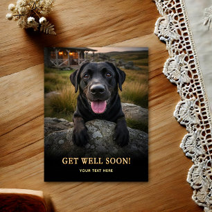 Tarjeta postal de Labrador Retriever para desear u