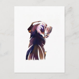 Tarjeta Postal de Labrador Retriever – Regalo para