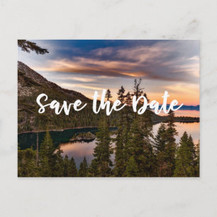 Tarjeta postal de Lake Tahoe - Salva la fecha