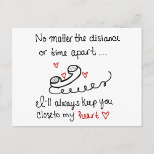 Tarjeta postal de larga distancia