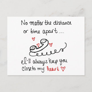 Tarjeta postal de larga distancia