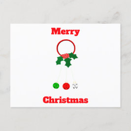 Tarjeta postal de las campanas del jingle navideño