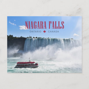 Tarjeta postal de las cataratas del Niágara