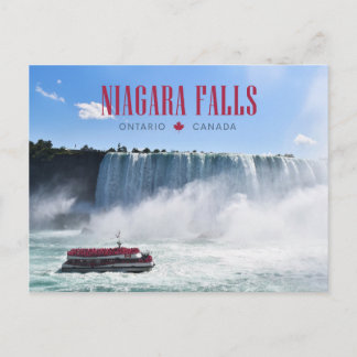 Tarjeta postal de las cataratas del Niágara