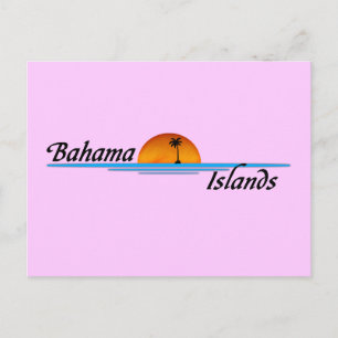 Tarjeta postal de las Islas Bahama