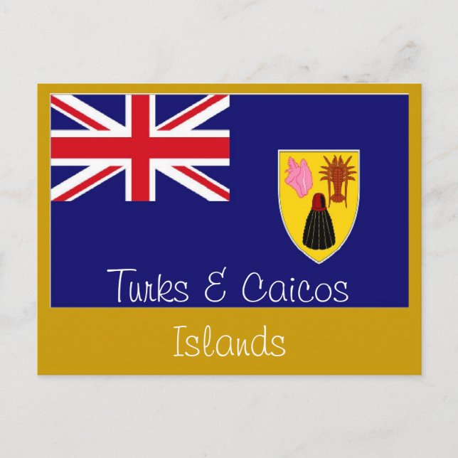 Tarjeta postal de las Islas Turcas y Caicos (Anverso)
