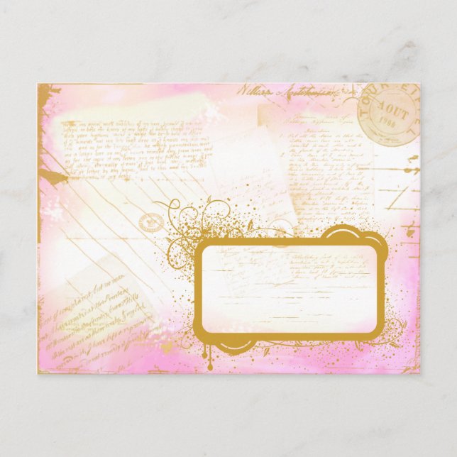 Tarjeta postal de las letras de París #2 (Anverso)