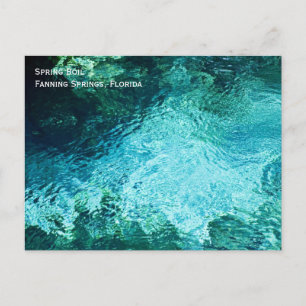 Tarjeta postal de las manantiales de ventilador