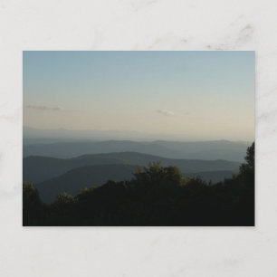 Tarjeta postal de las Montañas Blue Ridge