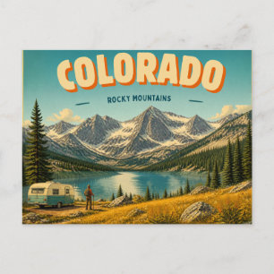 Tarjeta postal de las Montañas Rocosas de Colorado