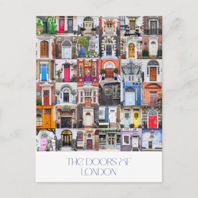 Tarjeta postal de las puertas de Londres (Anverso)