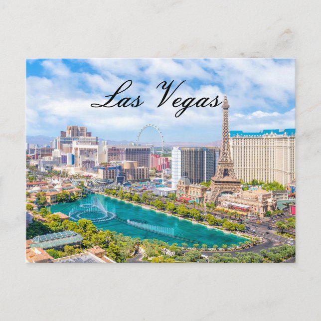 tarjeta postal de las vegas (Anverso)