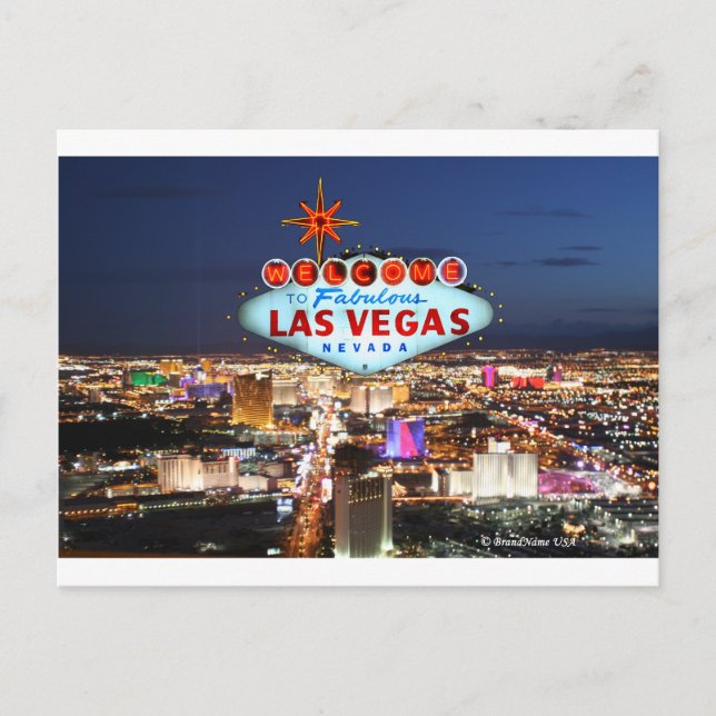 Tarjeta postal de Las Vegas (Anverso)