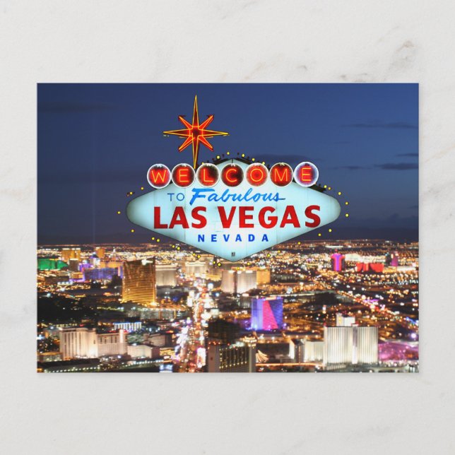 Tarjeta postal de Las Vegas (Anverso)