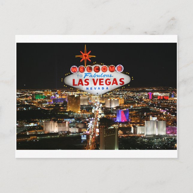 Tarjeta postal de Las Vegas (Anverso)