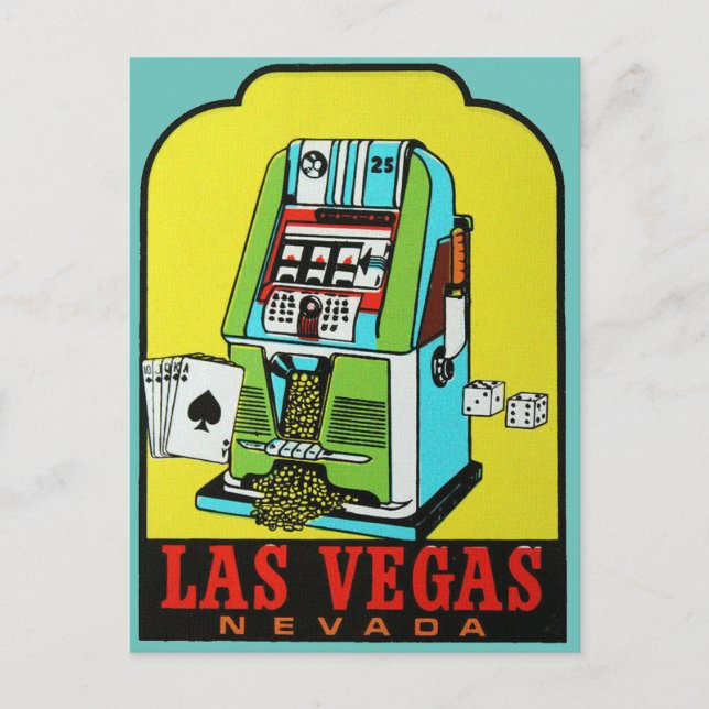 Tarjeta postal de Las Vegas, Nevada (Anverso)