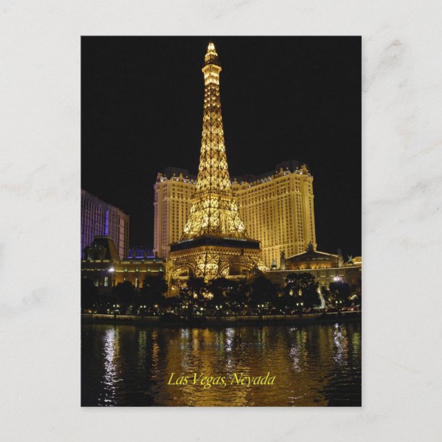 Tarjeta postal de Las Vegas, Nevada (Anverso)
