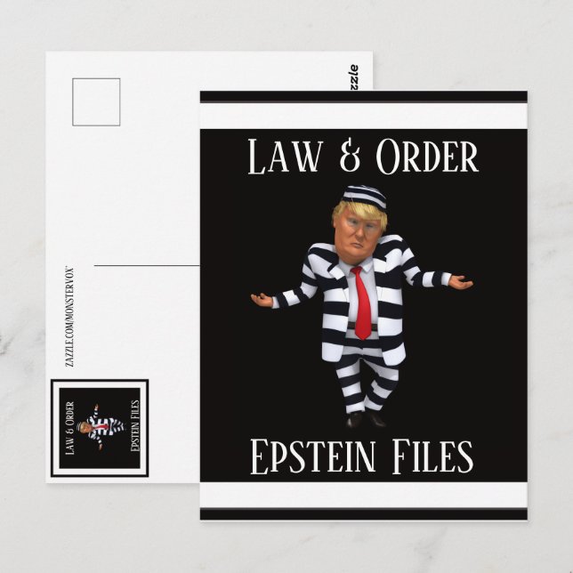 Tarjeta postal de Law & Order (Anverso / Reverso)