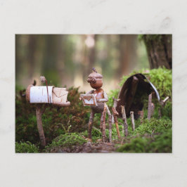 Tarjeta postal de lectura de aulas de maíz - posta