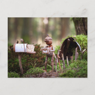 Tarjeta postal de lectura de aulas de maíz - posta