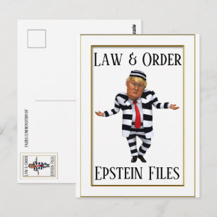 Tarjeta postal de Ley y Orden