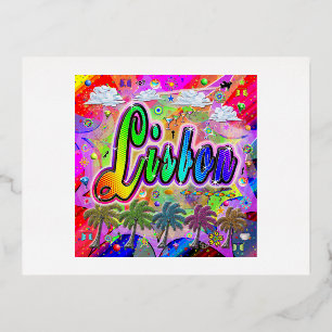 Tarjeta postal de Lisboa Vista Express