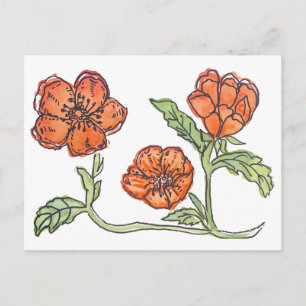 Tarjeta postal de Little Poppy