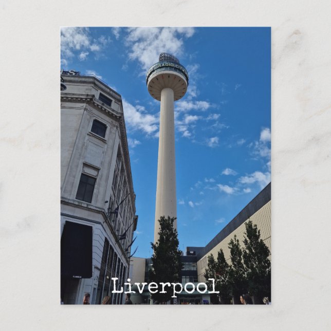 Tarjeta postal de Liverpool (Anverso)