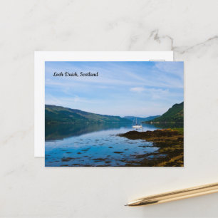 Tarjeta postal de Loch Duich, Escocia