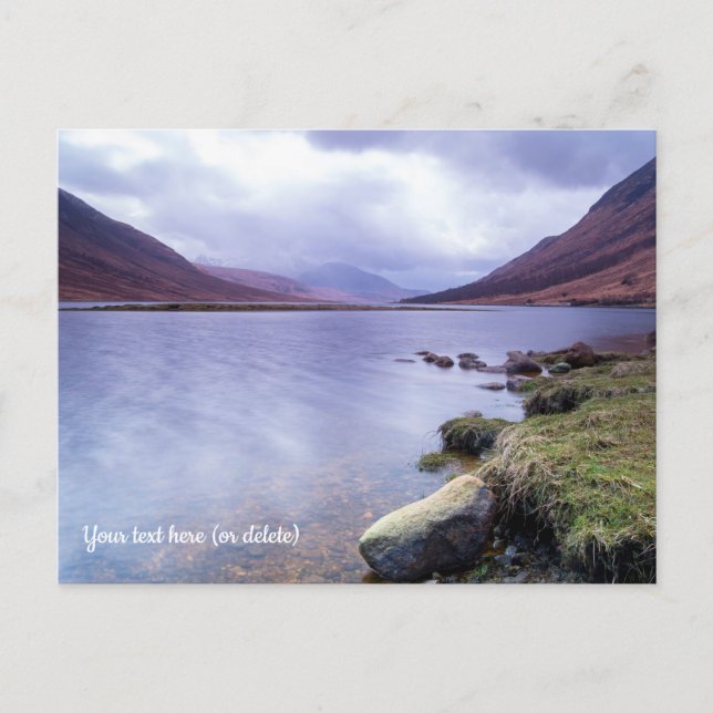 Tarjeta postal de Loch Etive, Escocia (Anverso)