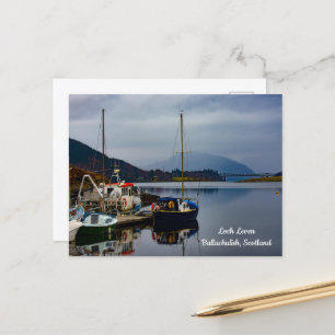 Tarjeta postal de Loch Leven, Ballachulish, Escoci