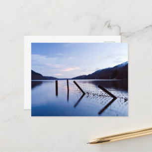 Tarjeta postal de Loch Lomond, Escocia