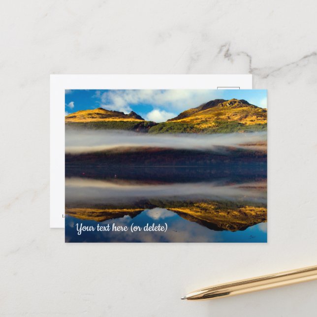 Tarjeta postal de Loch Long, Arrochar (Anverso/Reverso In Situ)