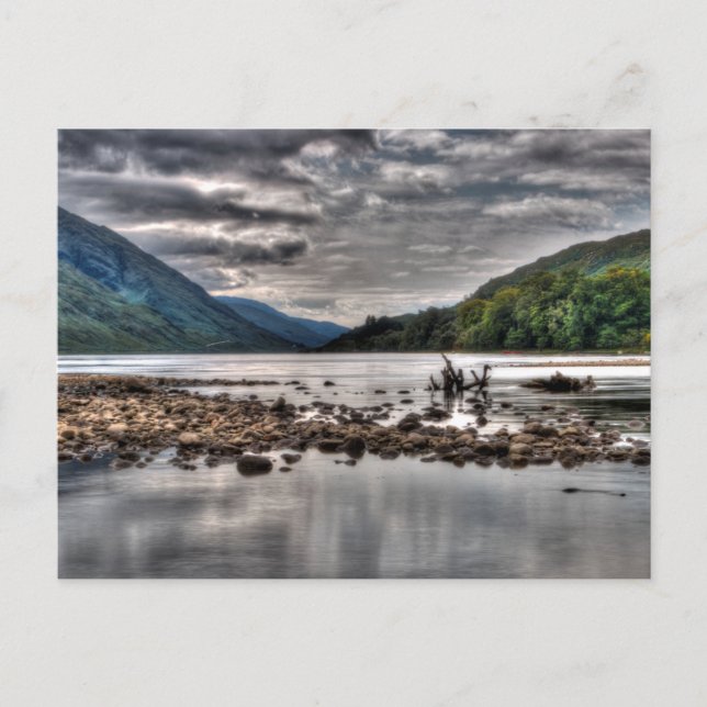 Tarjeta postal de Loch Shiel, Escocia (Anverso)