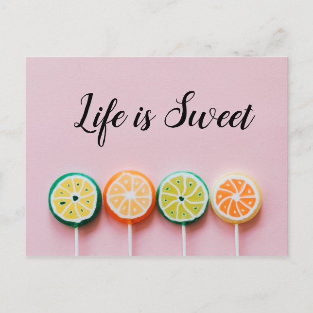 Tarjeta postal de Lollipop (Anverso)
