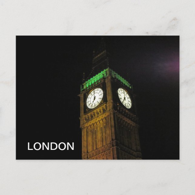 TARJETA POSTAL DE LONDON BIG BEN (Anverso)