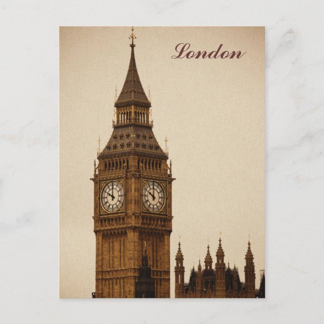 Tarjeta postal de Londres (Anverso)