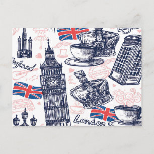 Tarjeta postal de Londres, Inglaterra