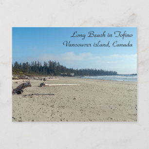 Tarjeta postal de Long Beach en Tofino - BC, Canad