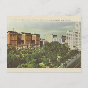 Tarjeta postal de Los Angeles Pershing Square