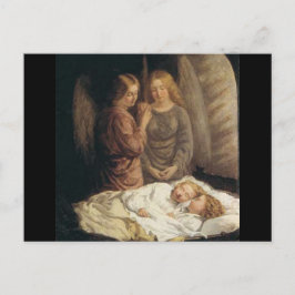 Tarjeta postal de los Guardian Angels Navidades