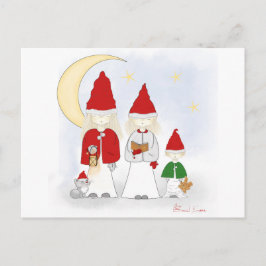 Tarjeta postal de los hermanos navidades