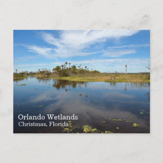 Tarjeta postal de los humedales de Orlando, Navida