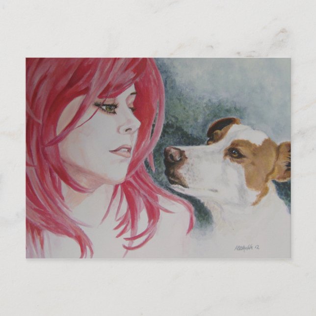 Tarjeta postal de los mejores amigos (Anverso)