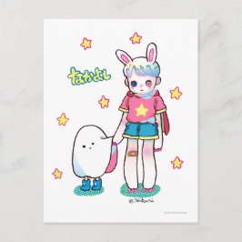 Tarjeta postal de los mejores amigos