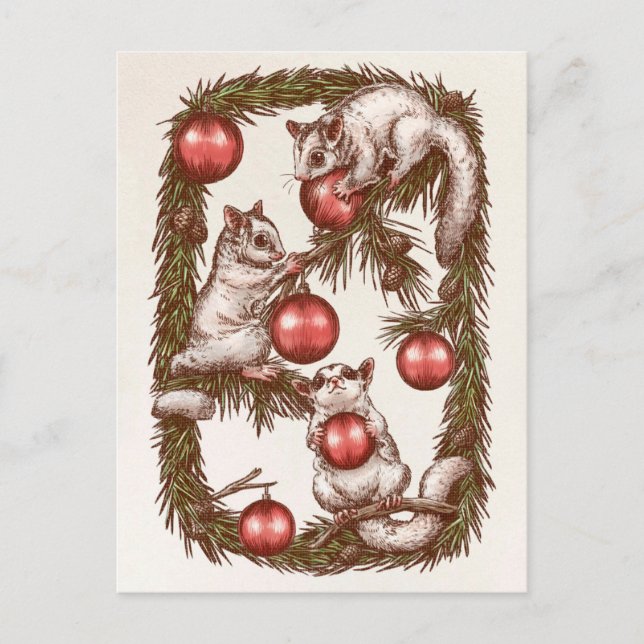 Tarjeta postal de los Navidades del Glider del Azú (Anverso)
